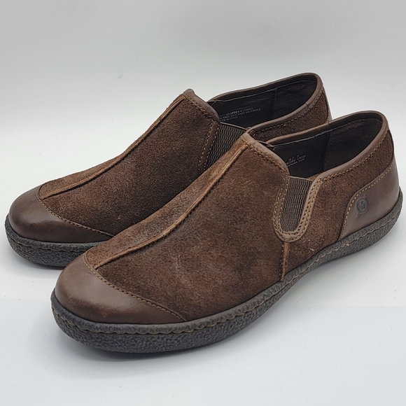 NWOT Born Nigel Slip On Distressed Suede Loafers Size 9 (M)/ 10.5 (W)  #1342 - Picture 4 of 9